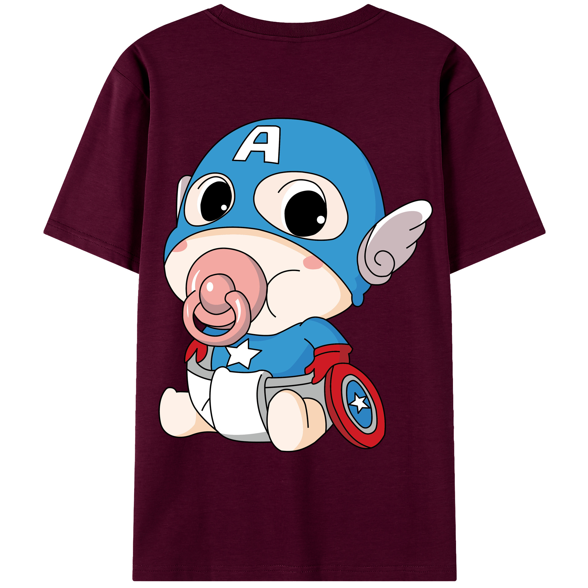 （画像用） アベンジャーズ The Avengers レディース半袖Tシャツ(バックプリント)